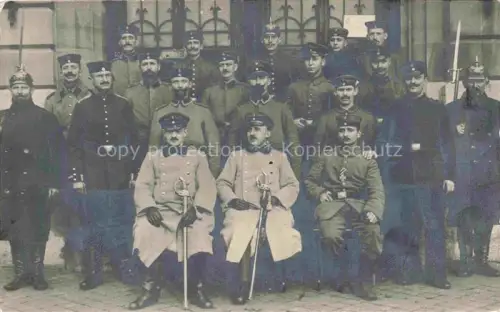 AK / Ansichtskarte MONS  Belgie Soldaten Gruppenaufnahme