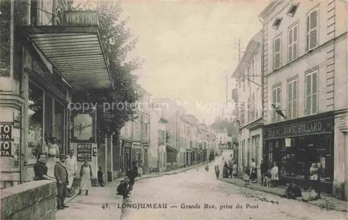 AK / Ansichtskarte Longjumeau Palaiseau 91 Essonne Grande Rue prise du Pont