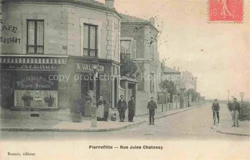 AK / Ansichtskarte Pierrefitte -sur-Seine Saint-Denis 93 Seine-Saint-Denis Rue Jules Chatenay