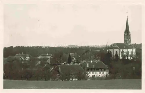 AK / Ansichtskarte Rapperswil Aarberg BE Teilansicht mit Kirche