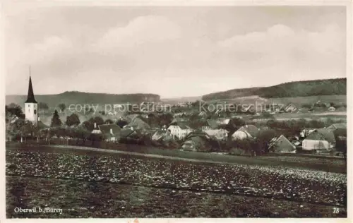 AK / Ansichtskarte Oberwil Bueren BE Ansicht mit Kirche