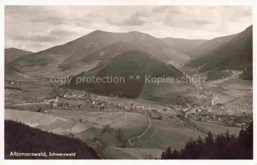 AK / Ansichtskarte Altsimonswald Simonswald BW Panorama Blick ins Tal Schwarzwald