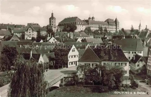 AK / Ansichtskarte Guenzburg Bayern Teilansicht mit Markgrafenschloss