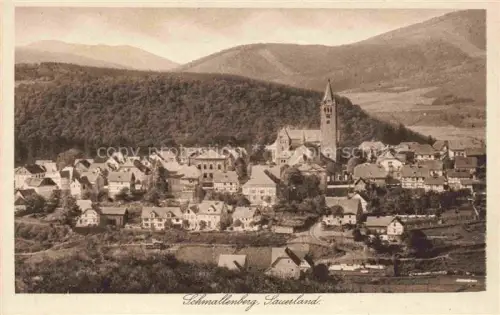 AK / Ansichtskarte Schmallenberg Hochsauerlandkreis NRW Panorama Ansicht mit Kirche
