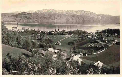 AK / Ansichtskarte Attersee Panorama