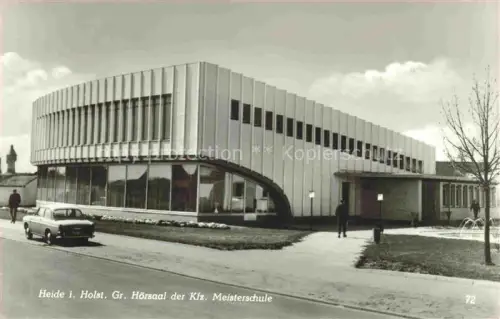 AK / Ansichtskarte Heide Holstein Schleswig-Holstein Grosser Hoersaal in der KFZ-Meisterschule