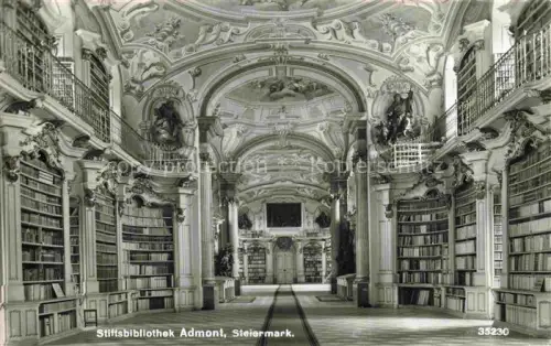 AK / Ansichtskarte Bibliothek Library Bibliotheque-- Admont Steiermark