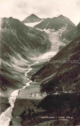 AK / Ansichtskarte Gletscher Ferner Glacier Glaciar Ghiacciaio-- Mittelberg Tirol Pitztal