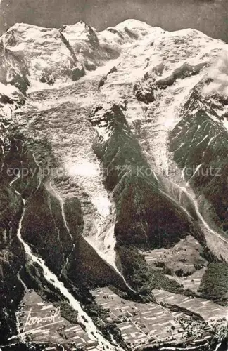 AK / Ansichtskarte Gletscher Ferner Glacier Glaciar Ghiacciaio-- Chamonix Mont Blanc Bossons 