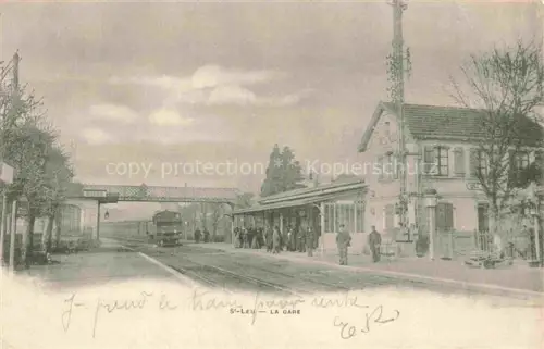 AK / Ansichtskarte St-Leu-la-Foret PONTOISE 95 Val-d Oise La Gare