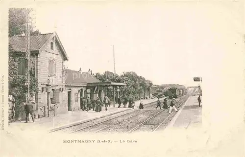 AK / Ansichtskarte Montmagny Sarcelles 95 Val-d Oise La Gare