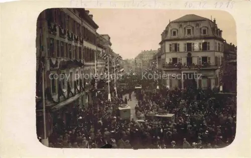 AK / Ansichtskarte MULHOUSE Muehlhausen 68 Haut-Rhin Fete Sa Delivrance 1918