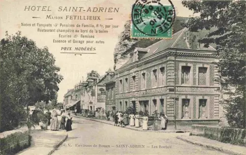 AK / Ansichtskarte Saint Adrien Rouen Maison Fetilleux Les Roches