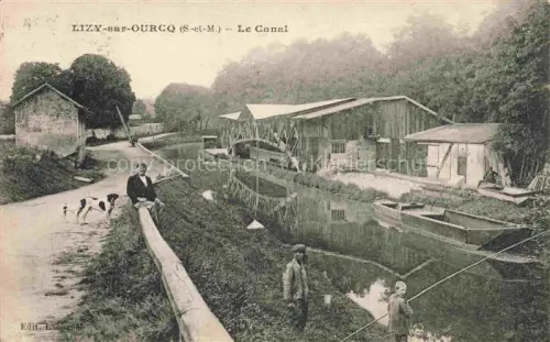 AK / Ansichtskarte Lizy-sur-Ourcq MEAUX 77 Seine-et-Marne Le Canal