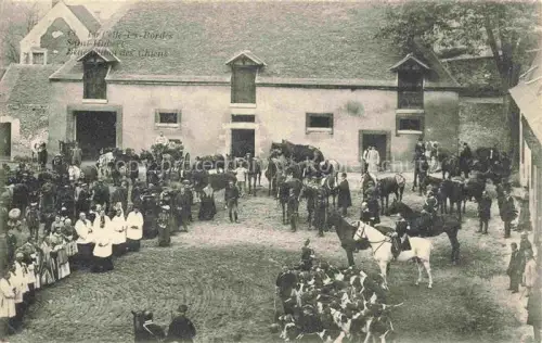 AK / Ansichtskarte La Celle-les-Bordes Rambouillet 78 Yvelines Saint Hubert Benedictions des Chiens