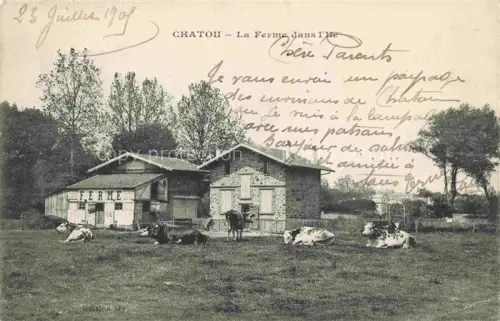 AK / Ansichtskarte Chatou Saint-Germain-en-Laye 78 Yvelines La Ferme dans l'Ile