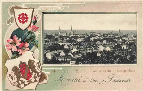 AK / Ansichtskarte MULHOUSE Muehlhausen 68 Haut-Rhin Vue generale
