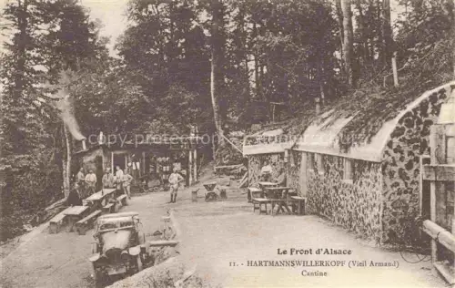 AK / Ansichtskarte Hartmannswillerkopf Hartmannsweilerkopf 68 Haut-Rhin Cantine du Vieil Armand
