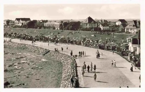 AK / Ansichtskarte BueSUM Nordseebad Schleswig-Holstein Promenade