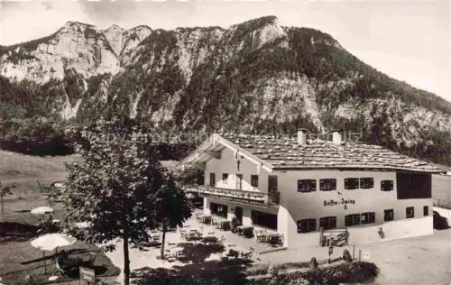 AK / Ansichtskarte Inzell Traunstein Bayern Gletschergarten Gaststaette Kaffee
