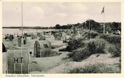 AK / Ansichtskarte ECKERNFoeRDE Ostseebad Strandpartie