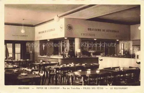 AK / Ansichtskarte MULHOUSE Muehlhausen 68 Haut-Rhin Foyer de l'Ouvrier Palais des Fêtes Restaurant