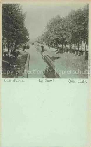 AK / Ansichtskarte MULHOUSE Muehlhausen 68 Haut-Rhin Quai d'Oran Canal Quai d'Isly