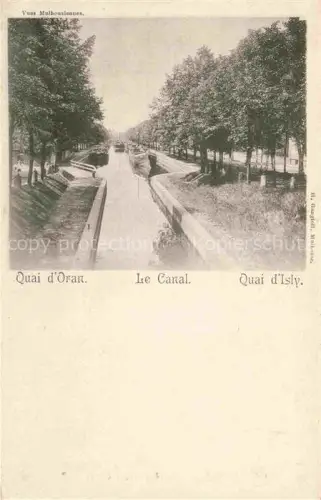 AK / Ansichtskarte MULHOUSE Muehlhausen 68 Haut-Rhin Quai d'Oran Canal Quai d'Isly