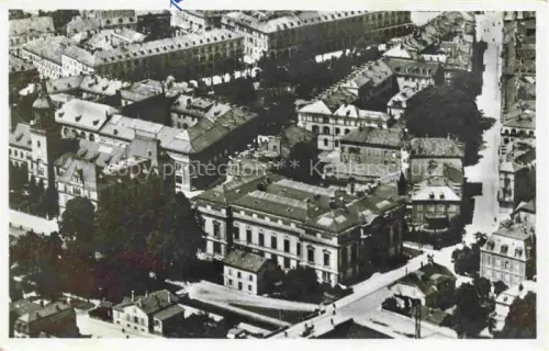 AK / Ansichtskarte MULHOUSE Muehlhausen 68 Haut-Rhin Vue générale aérienne Poste Faubourg de Bâle