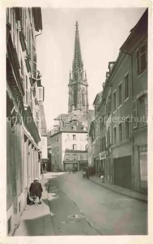 AK / Ansichtskarte MULHOUSE Muehlhausen 68 Haut-Rhin Vue sur l'église