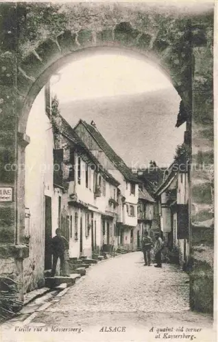 AK / Ansichtskarte Kaysersberg Kaisersberg Alsace 68 Haut Rhin Vieille rue
