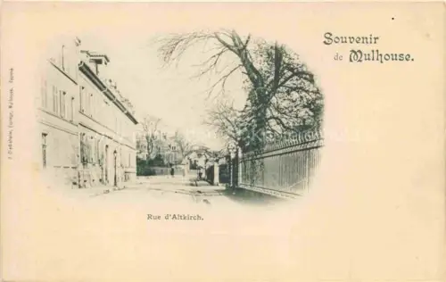 AK / Ansichtskarte MULHOUSE Muehlhausen 68 Haut-Rhin Rue d'Altkirch