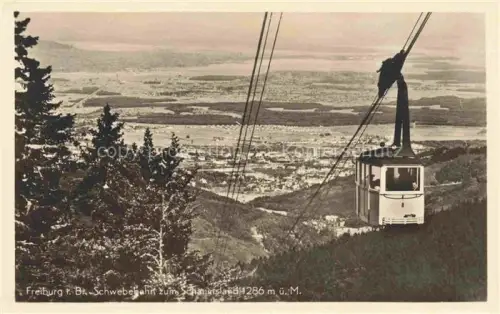 AK / Ansichtskarte SEILBAHN Cable-Car Telepherique Freiburg i. Br. Schauinsland