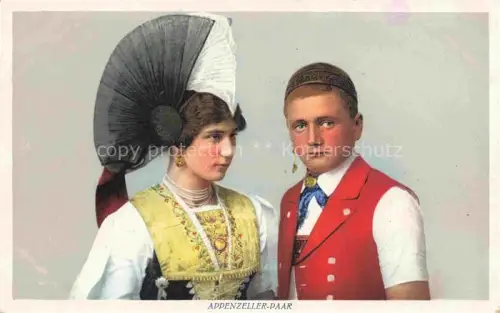 AK / Ansichtskarte Verlag Kuenzli Zuerich Nr. 8435 Appenzeller Paar