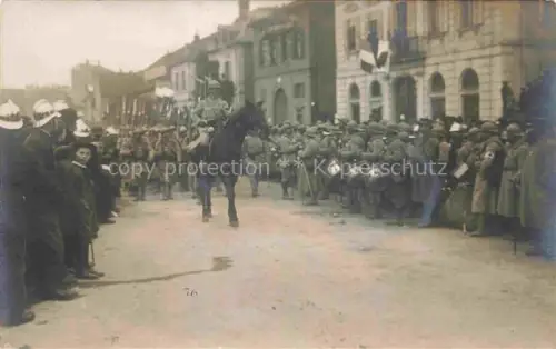 AK / Ansichtskarte MULHOUSE Muehlhausen 68 Haut-Rhin Entree de l'armee francaise le 17 nov 1918