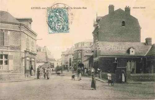 AK / Ansichtskarte CAYEUX -SUR-MER Abbeville 80 Somme Grande Rue