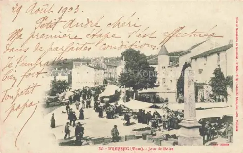 AK / Ansichtskarte Brassac Castelsarrasin 82 Tarn-et-Garonne Jour de Boire
