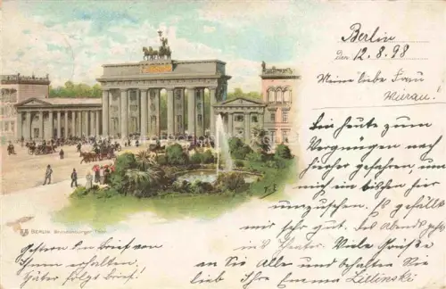 AK / Ansichtskarte BERLIN  CITY Brandenburger Thor