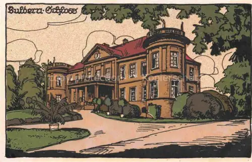AK / Ansichtskarte Buldern Duelmen Schloss Lithograhie