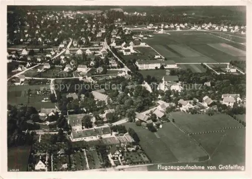AK / Ansichtskarte Graefelfing Fliegeraufnahme