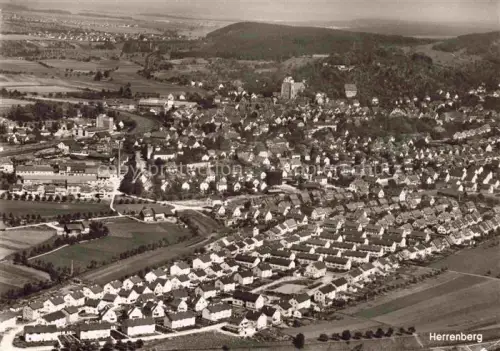 AK / Ansichtskarte Herrenberg Gaeu Boeblingen BW Fliegeraufnahme