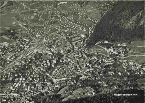 AK / Ansichtskarte CHUR Coire GR Fliegeraufnahme