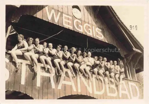 AK / Ansichtskarte Weggis Vierwaldstaettersee LU Strandbad