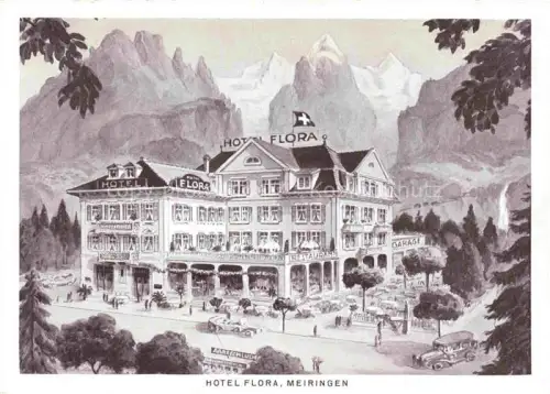 AK / Ansichtskarte Meiringen Oberhasli BE Hotel Flora