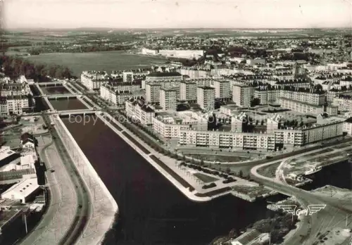 AK / Ansichtskarte CAEN 14 Calvados La Riviere l'Orneles Quais et Vue generale aerienne