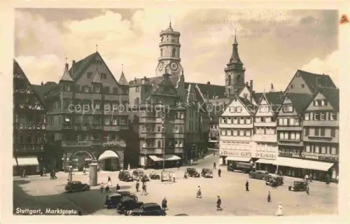 AK / Ansichtskarte STUTTGART  CITY Marktplatz