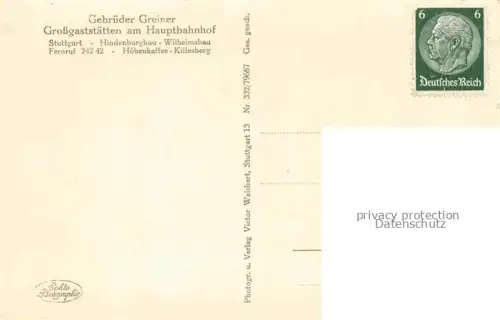 AK / Ansichtskarte STUTTGART  CITY Marktplatz