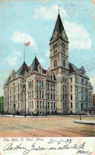 AK / Ansichtskarte St Paul Minnesota USA City Hall