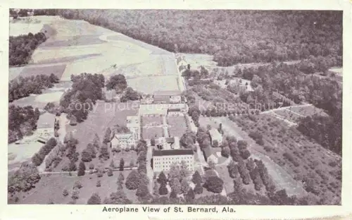AK / Ansichtskarte St Bernard Cullman Alabama USA Aeroplane view