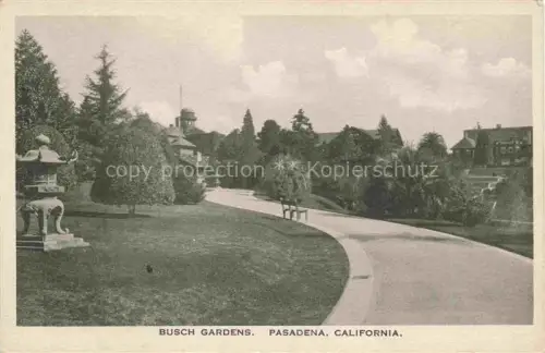 AK / Ansichtskarte Pasadena California USA Busch Gardens